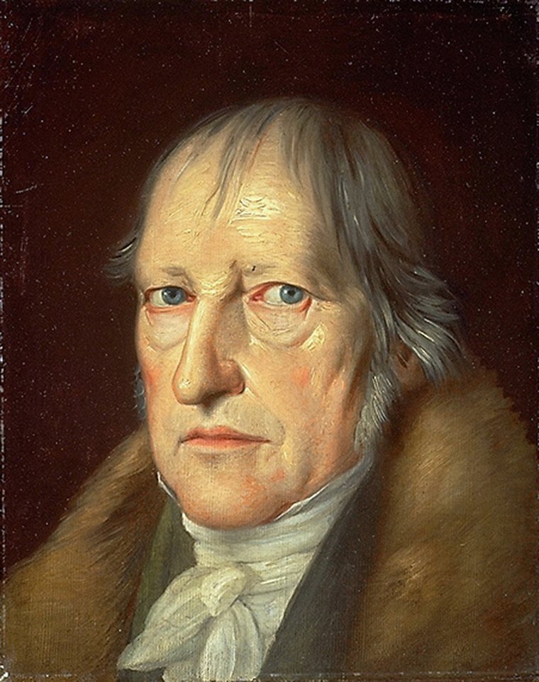Portrait of G.W.F. Hegel by Jakob Schlesinger